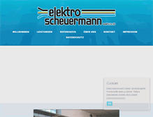 Tablet Screenshot of elektro-scheuermann.de